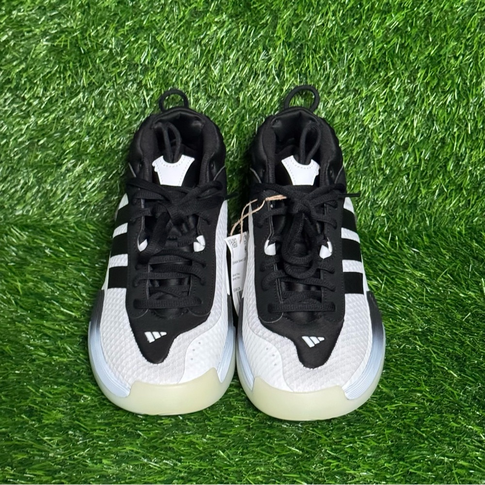 Size 9.5 - Womens Adidas Exhibit Series 2.0 Black White Basketball 1 - IG6626 - Picture 3 of 6